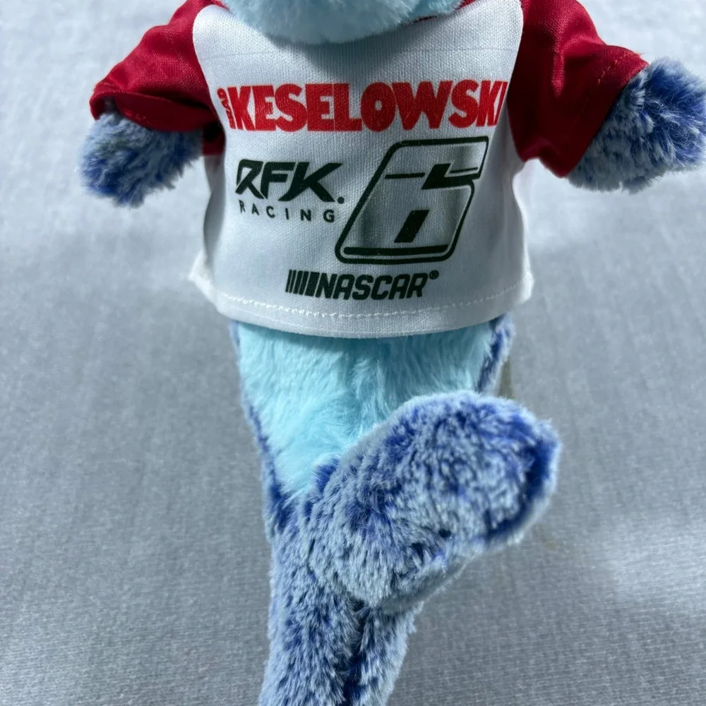 Plushology Plush Toy‎ Unisex 10in Blue Brad Keselowski NASCAR RFK Racing Shark